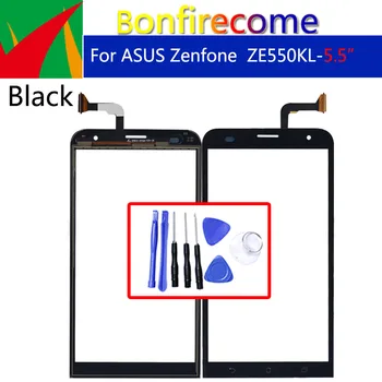 Dokunmatik ekran ASUS Zenfone 2 Lazer Için ZE550KL dokunmatik ekran digitizer Sensörü Cam Panel Yedek Parçalar
