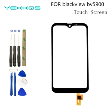 Siyah orijinal Dokunmatik Ekran blackview bv5900 dokunmatik ekran digitizer Cam Değiştirme bv 5900 Cep Telefonu + araçları