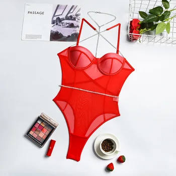 Kadın Seksi Dantel-up hemşire üniforması Cosplay Baştan Çıkarma Erotik İç Çamaşırı Avrupa Amerika Şeffaf Sapanlar Üç noktalı Bikini Takım Elbise satın almak online | Yenilik ve özel kullanım / Birebiregitim.com.tr 11