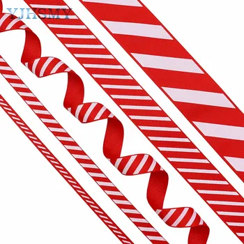 Noel Şerit Kırmızı Beyaz Çizgili 5 Metre, Kırmızı Beyaz Şeker Kamışı, Çelenk, Hediyeler, Sarma, Çelenkler, Yaylar