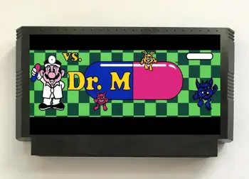 VS. Dr. M. NES / FC Konsolu için Oyun Kartuşu 1