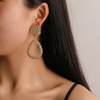 Moda Kristal Geometrik kadın için top küpe Kişilik Moda Geometrik İnci Küpe Damızlık Küpe Takı Küpe satın almak online | Küpeler / Birebiregitim.com.tr 11