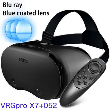 VRG Pro X7 VR gözlük mavi ışık göz koruyucu sanal gerçeklik kask için uyumlu 5-7 inç akıllı telefon