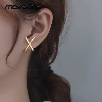 Kore yeni fon güzel moda kadın küpe buzlu küpe geometrik asimetri sözleşmeli satın almak online | Küpeler / Birebiregitim.com.tr 11