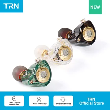 TRN MT1 Pro Hi-Fİ 1DD Dinamik Kulak Kulaklık Sürücü HIFI Bas Metal Monitör Koşu Spor Kulaklık İçin Xiaomi / Huawei / İphone