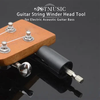Monte Elektrikli Matkap Altıgen gitar teli Sarıcı Kafa Araçları Elektrik Akustik Gitar Bas Parçaları ve Aksesuarları