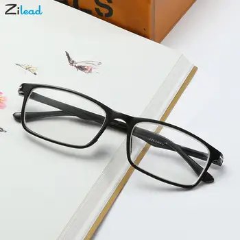 Zilead Miyopi Gözlük Kare Miyop Gözlük Kadın Erkek Reçete Kısa görüşlü Gözlük Diopters - 1.0 to-4.0 Unisex