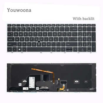 Yeni Orijinal Laptop Klavye Arkadan Aydınlatmalı HP ZBook Fury 15 G7 G8 17 G7 G8