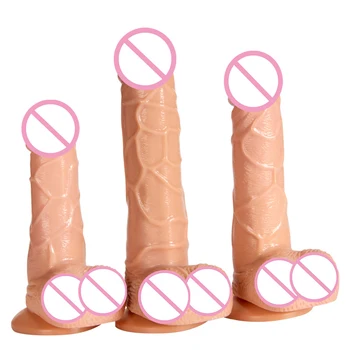 Yapay penis Gerçekçi Kadın Mastürbasyon Büyük Penis Kadınlar için Seks Oyuncakları Kadın Masturbator Yapay Penis Anal Yetişkin Seks Ürün Oyuncaklar Yetişkin 1
