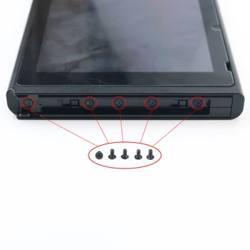 JCD Çapraz Vidalar Değiştirme Nintendo Anahtarı Konsol Ray Sol Sağ Kaydırıcılar Demiryolu Vidalar ve Tornavida Aracı 2