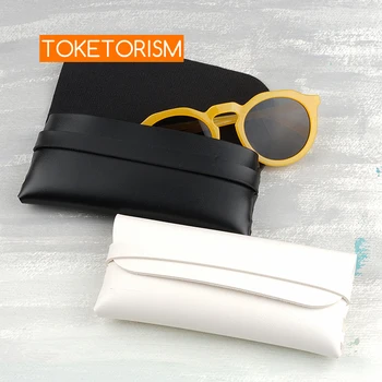 Toketorism Taşınabilir ve şık yumuşak gözlük çanta unisex için dayanıklı güneş gözlüğü kutusu
