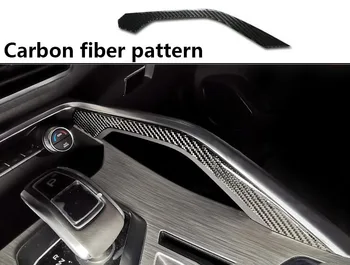 geely Coolray 2018-2021 Proton X50 Tek parça Araba karbon fiber desen kol dayama dekorasyon aksesuarları 2