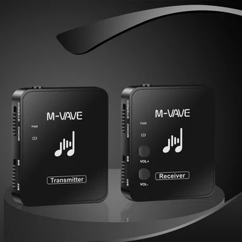Cuvave WP-10 2.4 G Kablosuz Kulaklık Monitör Şarj Edilebilir verici alıcı Stereo Mono Model Çoklu Alıcı İsteğe Bağlı