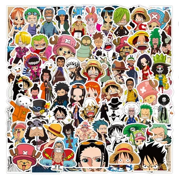 10/50/100 adet Anime Tek Parça Çıkartmalar Graffiti Dizüstü Luffy Zoro Nami Chopper Koleksiyonları nadir Telefon Karakter Çıkartması Oyuncaklar 1