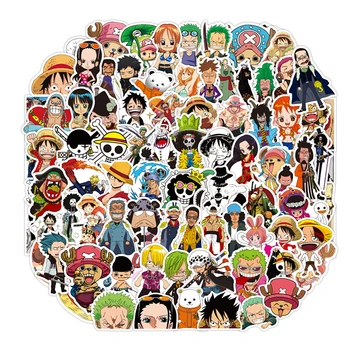 10/50/100 adet Anime Tek Parça Çıkartmalar Graffiti Dizüstü Luffy Zoro Nami Chopper Koleksiyonları nadir Telefon Karakter Çıkartması Oyuncaklar 2