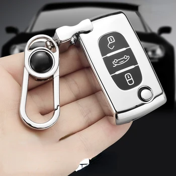 7 Düğmeler Anahtar Kılıfı için Hyundai Sonata Tucson Santa Fe 2021 Deri Araba anahtar kapağı kılıfı Fob Tutucu satın almak online | İç aksesuarlar / Birebiregitim.com.tr 11