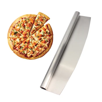 14 İnç Pizza Kesici Keskin Rocker Bıçağı. Gıda Sınıfı 18/8 (304) Paslanmaz Çelik. Pizza ve daha fazlasını kesmenin en iyi yolu