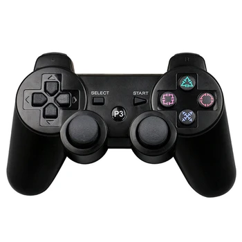 Bluetooth Kablosuz Gamepad PS3 Denetleyici Çift Motorlu Titreşim Joypad PS3 kablosuz oyun kolu için PS3 Oyun Konsolu