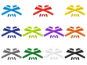 Firtox Yedek Kauçuk Kitleri Kulak Çorap ve burunluklar-Oakley Flak Ceket XLJ Güneş Gözlüğü Aksesuarları-Çoklu Renkler YENİ