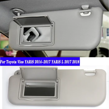 1 ADET Toyota VİOS YARiS 2014 İçin 2015 2016 2017 YARiS L 2017 2018 Araba İç Ön Güneşlik Paneli Sunvisor Makyaj Aynası