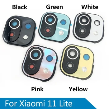 Xiaomi Mi 11 Lite m2101k9ag / Poco F3 / 10 Mi Lite İçin Kapak Çerçeve Tutucu İle yeni Konut Arka Kamera Cam Lens  1