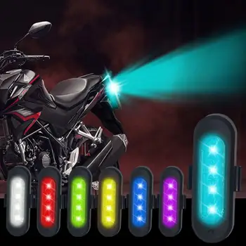 Bisiklet ışık USB LED şarj edilebilir MTB yol bisikleti ışıkları Elektrikli Uzaktan kumanda dört modları lümen bisiklet ışığı sürüş donanımları