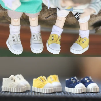 Sevimli Ob11 Bebek Ayakkabıları kanvas ayakkabılar spor ayakkabı Gsc Vücut, Molly, P9, YMY, 1/12BJD Bebek Aksesuarları Oyuncak rahat ayakkabılar