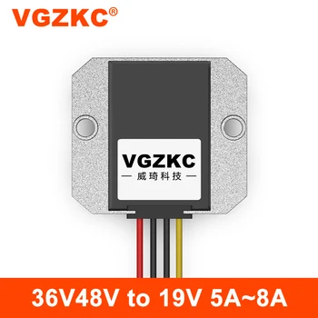 VGZKC 36V48V için 19 V 5A 6A 8A DC güç dönüştürücü 30 ~ 60 V için 19 V araba laptop güç kaynağı 1