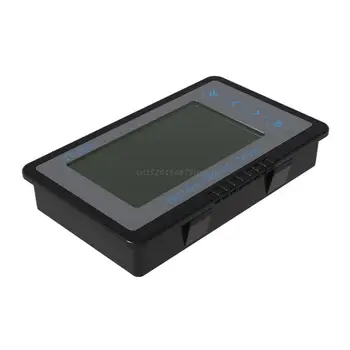 Q81C LCD Dijital Pil Kapasitesi Monitör Gerilim Metre Monitör ile Yüzde/Akım/Güç/Alarm / Zaman Dispaly Dayanıklı