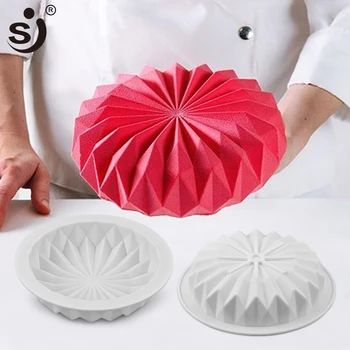 SJ 3D Kek Kalıbı Silikon Dekorasyon İçin Silikon Araçları Noel Pişirme Tepsisi Araçları Tatlı Şeker Gıda sınıfı Mutfak Bar