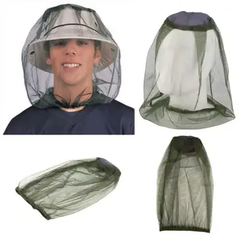 Açık balıkçılık şapkası Anti Sivrisinek Böcek Şapka balıkçı şapkası Böcek Örgü Kafa Net yüz koruyucu Kamp Şapka balıkçılık şapkası 1