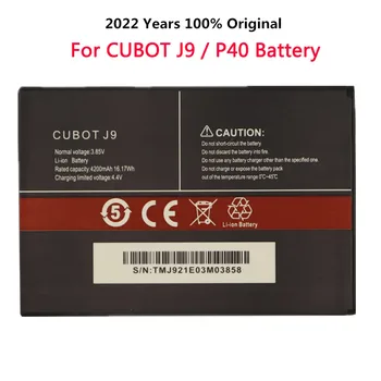2022 Yıl İçin 4200mAh Orijinal Pil Cubot J9 P40 Cep Telefonu Pil Yüksek Kalite Yedek Batteria Batterie Stokta 1