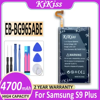 Orijinal KiKiss EB-BG965ABE 4700mAh Pil Samsung Galaxy S9 Artı SM-G965F G965F / DS G965U G965W G9650 S9 + Batteria 1