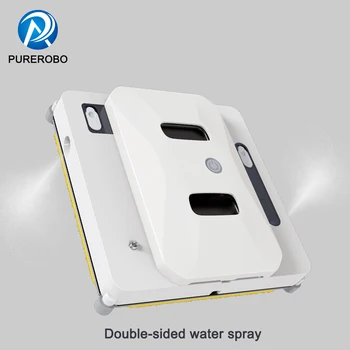 Purerobo Kare Ultra İnce Pencere temizlik robotu Su Spreyi İle Otomatik Yıkama pencere camı Ayna Kiremit Temizleyici APP Kontrolü 1