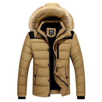 Erkek Kış Ceket-20 Derece Streetwear Palto Yeni Varış Sıcak Kış Ceket Erkekler Kapşonlu Casual Slim Parka 1