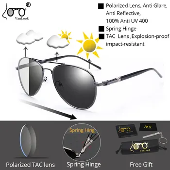 Polarize Fotokromik güneş gözlüğü Bukalemun TAC Lens mavi ışık engelleme erkek gözlük bilgisayar gözlük oyun UV400 1