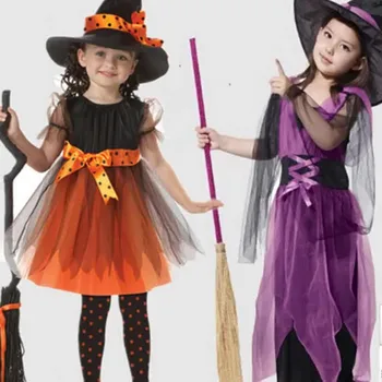 Anime Cadı Cadılar Bayramı Kostümleri Avrupa Ve Amerikan Çocuk Cosplay Sevimli ve Canlı Küçük Kız 1