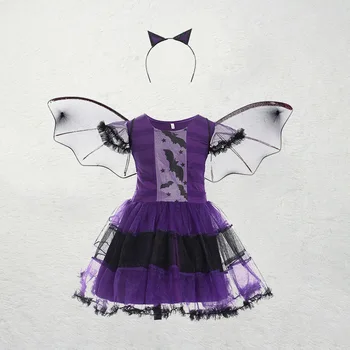 Anime Cadı Cadılar Bayramı Kostümleri Avrupa Ve Amerikan Çocuk Cosplay Sevimli ve Canlı Küçük Kız 2