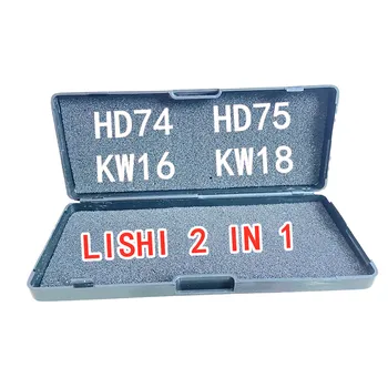 lishi 2 in 1 dekoder ve pick HD74 HD75 KW16 KW18 Kawasaki, Hino Honda, Suzuki, Gwangyang Motosiklet 1