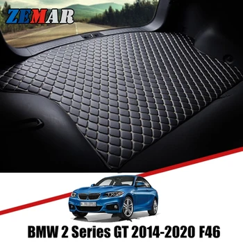 Deri Araba Gövde Mat Kargo Liner Tepsi bot kılıfı Pad BMW F46 2 Serisi GT Gran Tourer Dekorasyon Aksesuarları 2014-2019 2020