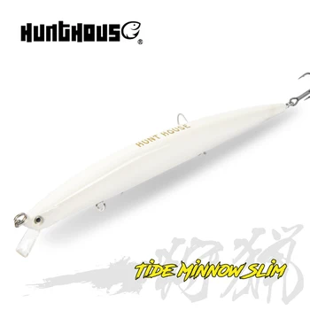 Hunthouse Gelgit İnce Minnow 175mm 148mm yüzen Wobble El İlanı zoka yapay balık Sert Yem tuzlu su ABS Plastik Levrek