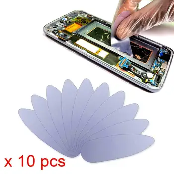 10 Adet Plastik Kart Pry Açılış Kazıyıcı Cep Telefonu LCD Ekran Çerçevesi Konut Onarım Aracı Samsung S8 S9 S10 S20 Not 10 20