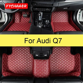 FTCHAAER Araba Paspaslar Audi Q7 İçin 4LB 4MB 4MG Ayak Coche Aksesuarları Oto Halı