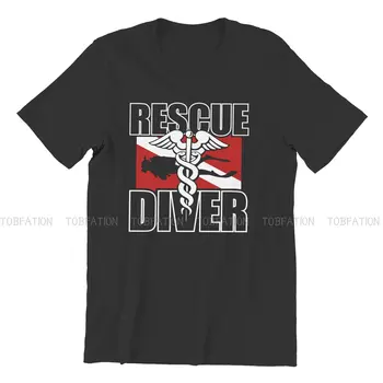 Dalış Tüplü Dalış TShirt Erkekler için Kurtarma Dalgıç Yumuşak Rahat Tee T Shirt Yenilik Yeni Tasarım Gevşek 2