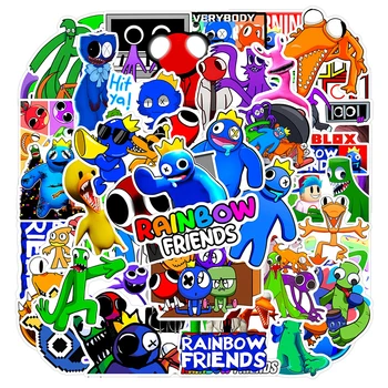 10/30/50 adet Anime Gökkuşağı Arkadaş Çıkartmalar Karikatür Çıkartmaları DIY Dizüstü Su Şişesi Tablet Su Geçirmez Graffiti Sticker Çocuklar İçin Oyuncak
