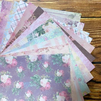 12 Yaprak Güzel Bahçe Defteri, Ped Kağıt Origami Sanat arka Plan Kağıt Kartı DİY Doğum günü Scrapbook Kağıt Zanaatı  1