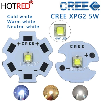 10 ADET Cree XPG2 led XP-G2 1-5W LED Verici Diyot Soğuk Beyaz 6000-6500K 20/16/14/12 / 8mm PCB için El Feneri / spot / Ampul
