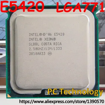 Orijinal Intel Xeon E5420 işlemci 2.5 GHz 12 MB 1333 LGA771 Dört Çekirdekli CPU Ücretsiz kargo (1 gün içinde gemi)