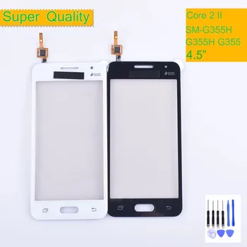 Samsung Galaxy Core 2 II G355 için Dokunmatik Ekran Paneli Sensörü Sayısallaştırıcı Ön LCD Cam Değiştirme 1