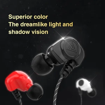2022 Yeni Orijinal QKZ SK5 Kulaklık Renkli Kulak İçi Kulaklık HIFI Subwoofer Müzik Kablolu mikrofonlu kulaklıklar Spor Oyun Kulakiçi 2